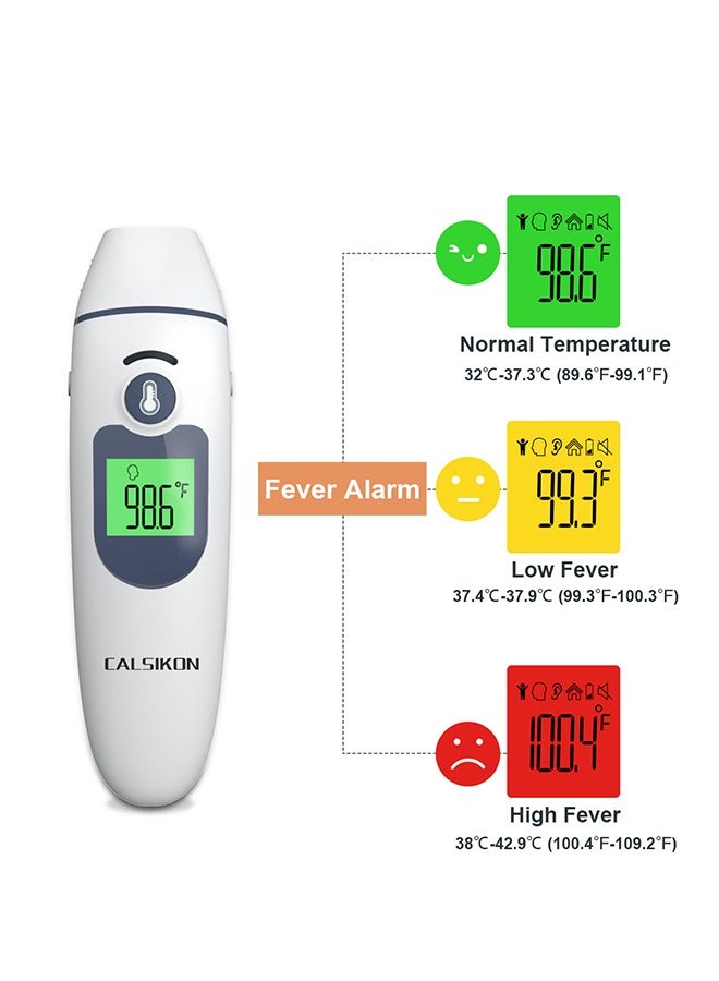 Thermometer, Touchless Digital Infrared Thermometer for Fever, Ear and Forehead Thermometer for Adults and Kids, with LCD Screen, Memory Recall, Fever Alarm - Image 3